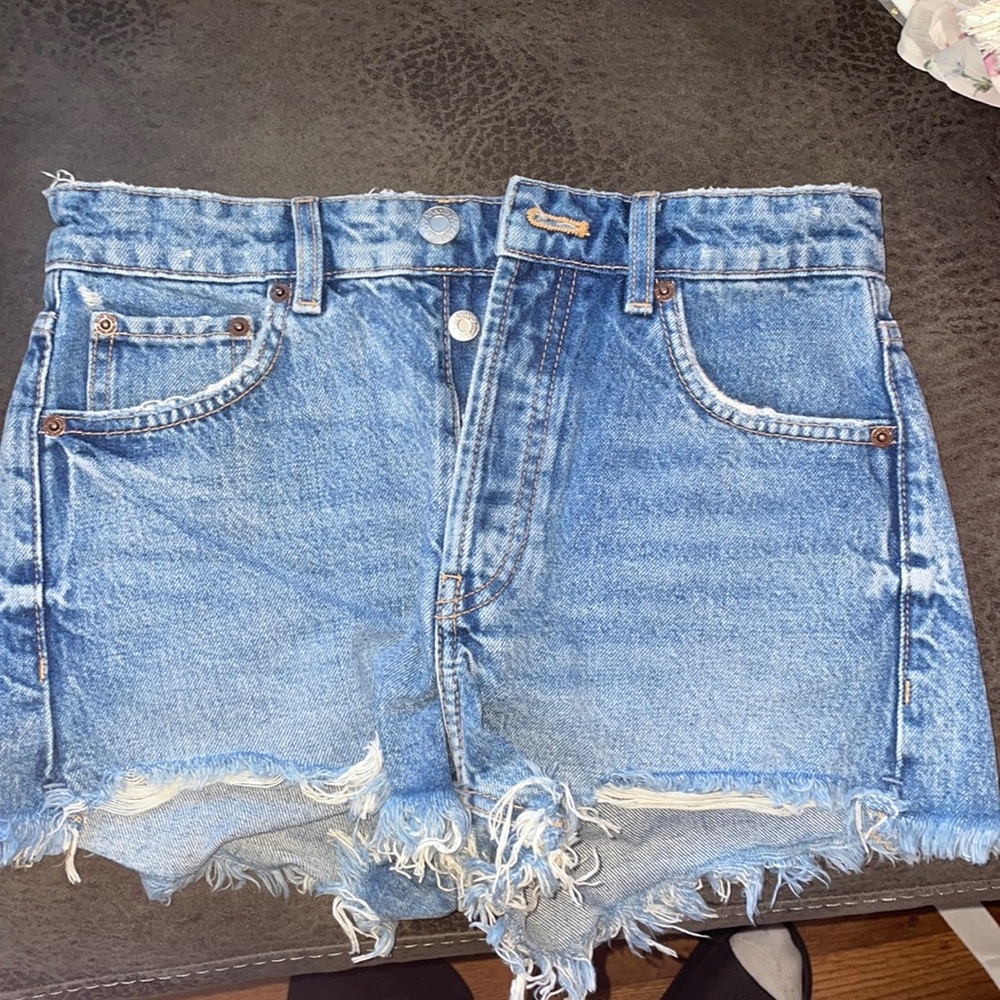Zara denim shorts
